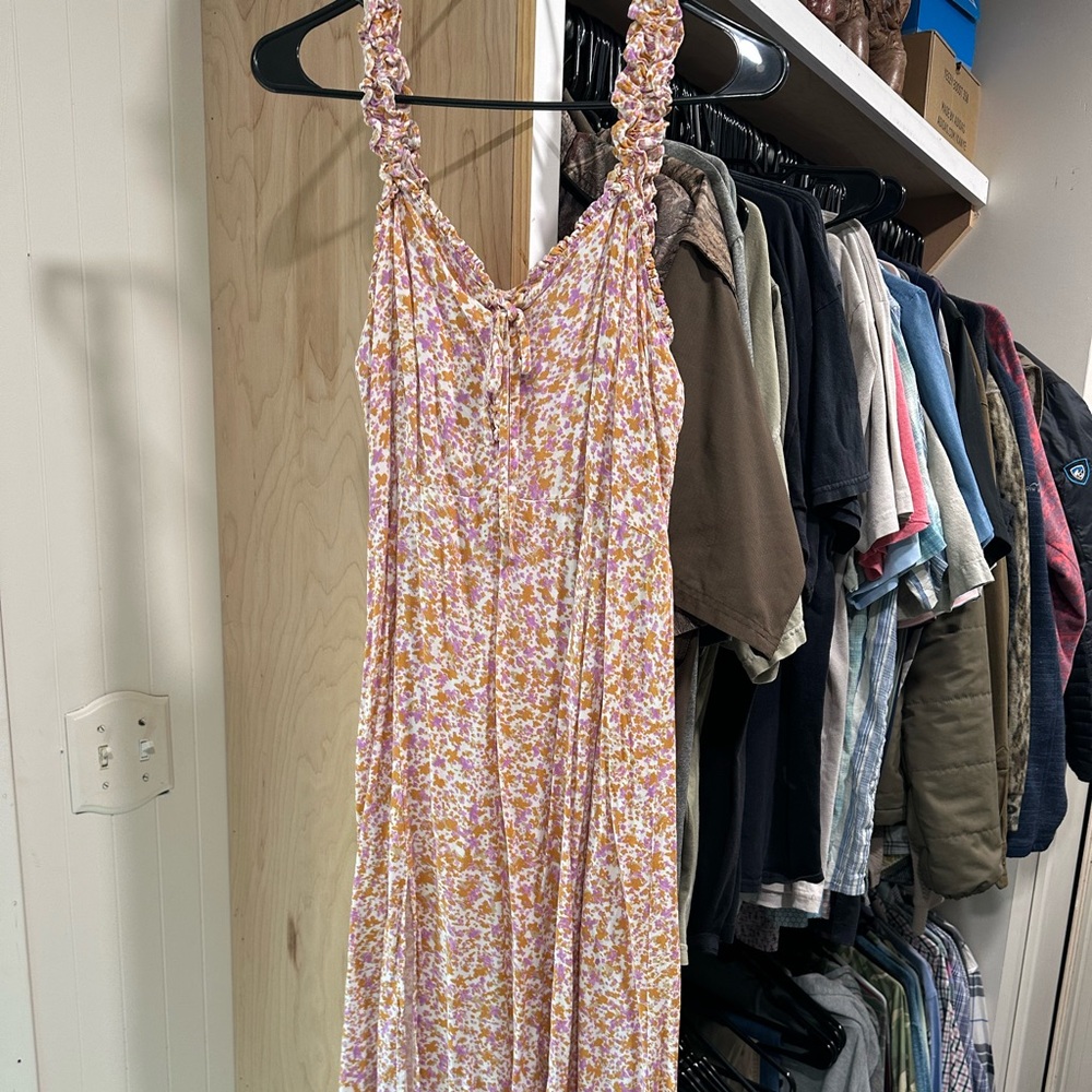 Floral midi dress